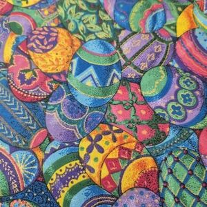VIP Cranston Easter Eggs Fabric – 1 Yard Colorful Spring Quilting